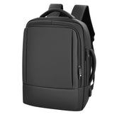 Aisboks Travel Laptop Backpack with USB Charging Port – 36L Expandable Luggage Bag (40% Extra Space) for 17/15.6-Inch Laptops, Black