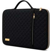 Aisboks Black Laptop Sleeve 16''-17.3'',Zipper Laptop Bag,17''Laptop Case Compatible with HP,LG,Dell,Lenovo,Asus,Acer Notebook,Shockproof Soft Padded Cover Carrying Computer Bag