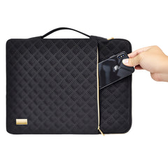 Black Laptop Sleeve 16''-18'',Zipper Laptop Bag,Laptop Case Compatible with Apple MacBook,HP,Dell,Acer,Asus Notebook,Shockproof Soft Padded Cover Carrying Computer Bag