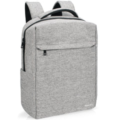 Durable 16''Laptop Backpack for Men and Women,Anti-Theft Travel Backpack,Slim College Backpack,Water-Resistant Carry On Backpack with Back Hidden Pockets,Gray