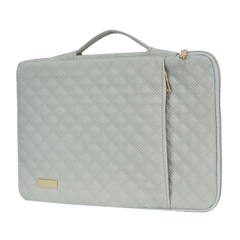 Fashion Laptop bag,Water Resistant College Computer Bag for Women Fits 15.6 Inch Laptop and Notebook-Grey