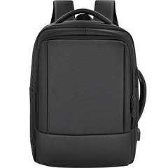 Aisboks Travel Laptop Backpack with USB Charging Port – 36L Expandable Luggage Bag (40% Extra Space) for 17/15.6-Inch Laptops, Black
