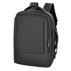 Aisboks Travel Laptop Backpack with USB Charging Port – 36L Expandable Luggage Bag (40% Extra Space) for 17/15.6-Inch Laptops, Black