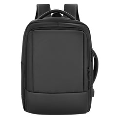Aisboks Travel Laptop Backpack with USB Charging Port – 36L Expandable Luggage Bag (40% Extra Space) for 17/15.6-Inch Laptops, Black