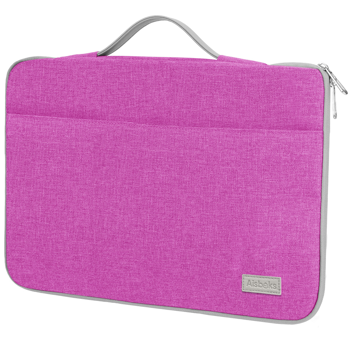 Aisboks 13-15'' Laptop Case for MacBook Pro 16 Laptops,Fuchsia Slim & Lightweight 15.6'' Laptop Sleeve with Soft Padded Lining, Stylish Computer Carrying Bag for Women