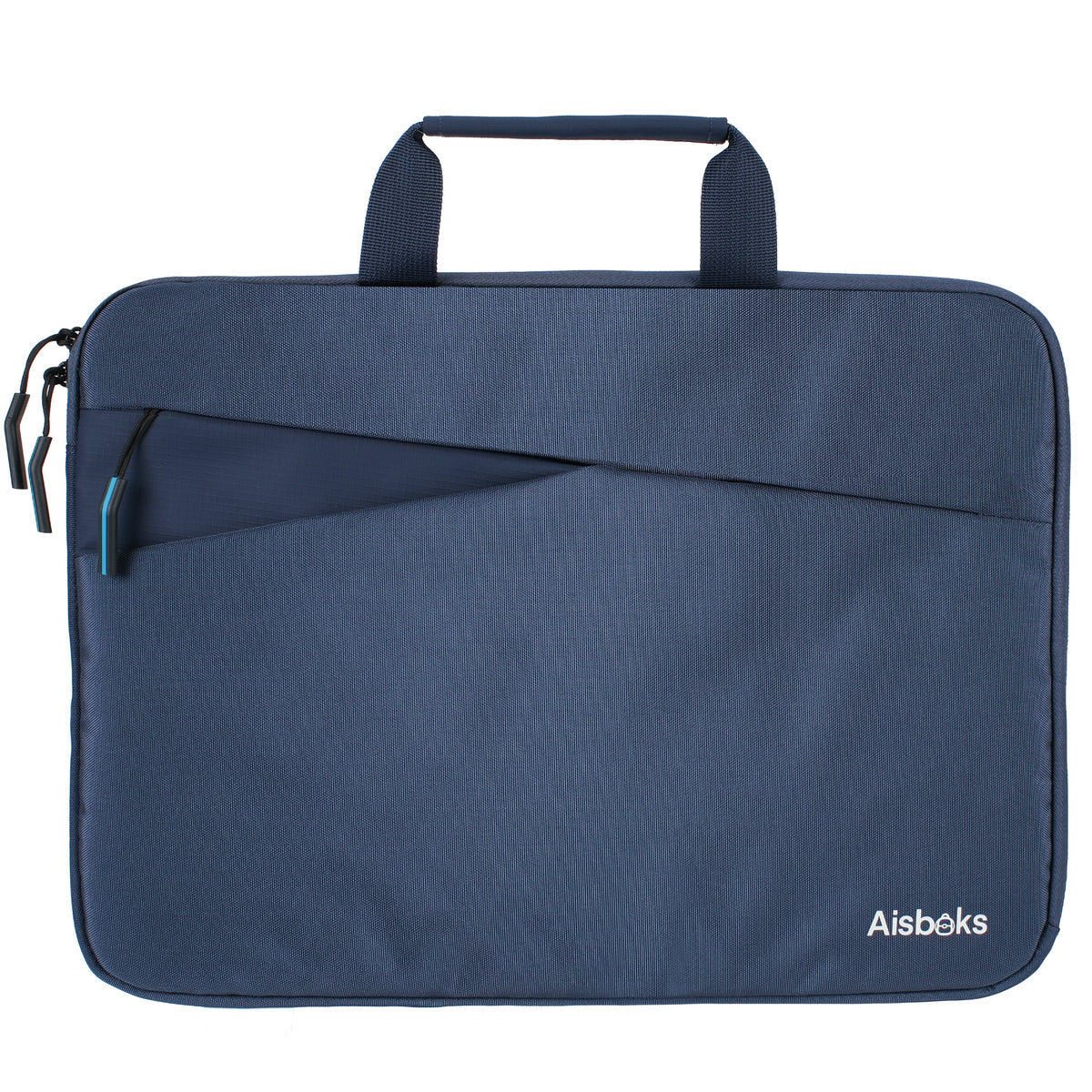 Aisboks 15.6-16 Inch Laptop Bag for Men&Women,Navy Blue Laptop Sleeve 14'' with Handle,Water-Resistant Shockproof Computer Case with  HP, Dell, Acer MacBook Notebook