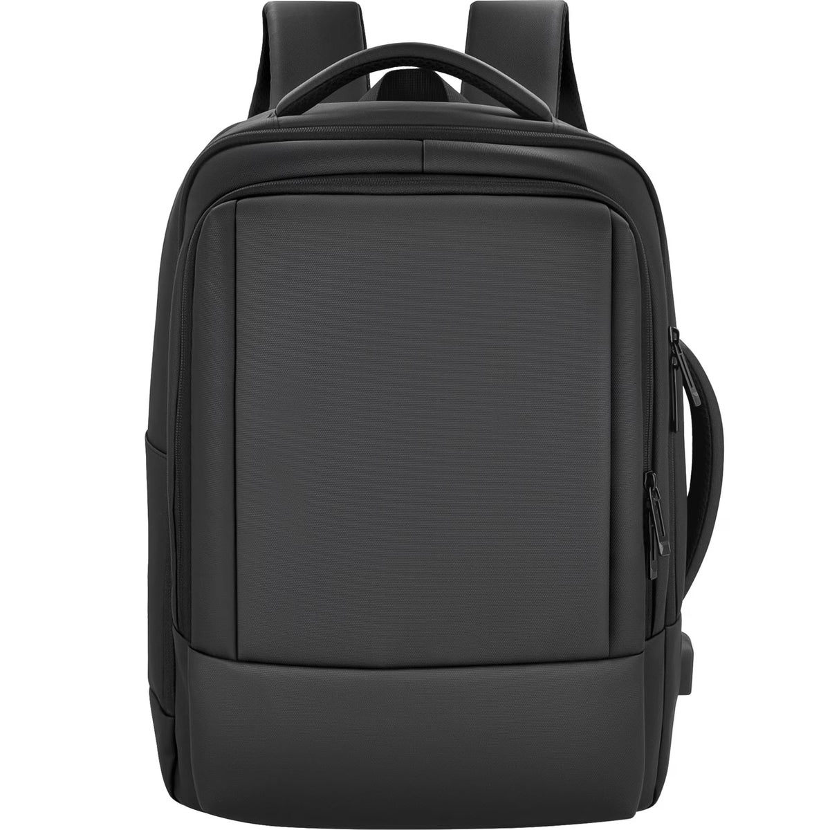 Aisboks Travel Laptop Backpack with USB Charging Port – 36L Expandable Luggage Bag (40% Extra Space) for 17/15.6-Inch Laptops, Black